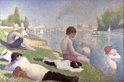 Georges Seurat Bathers at Asnieres (mk09) painting